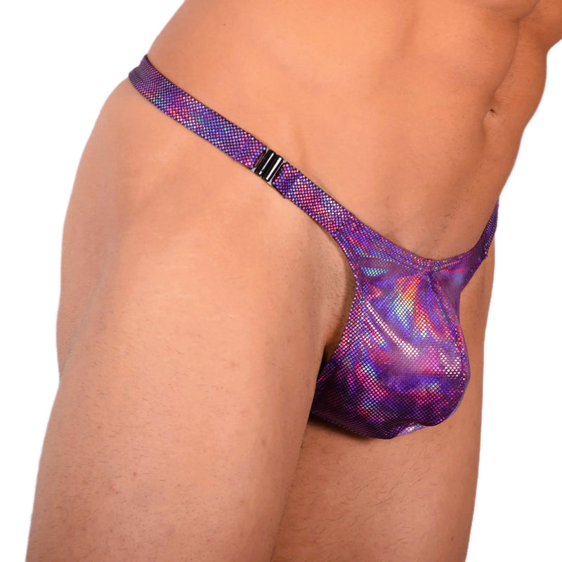 M SMU Sexy Detachable Party Purple Thong 33719 MX153