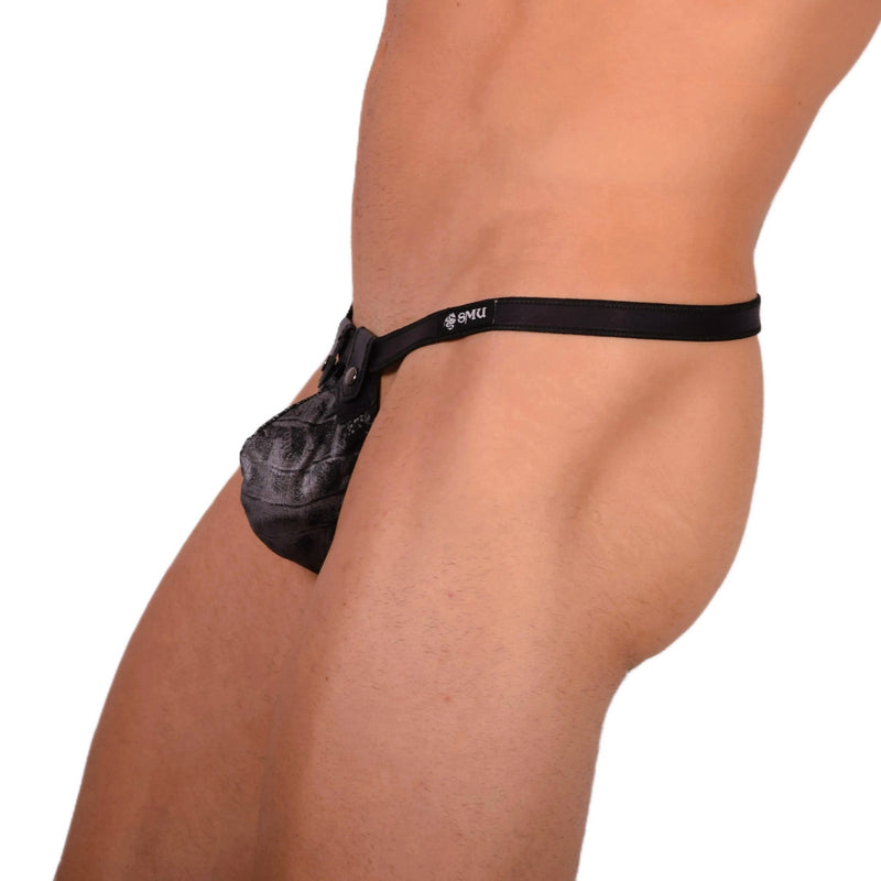 M SMU Sexy Grey Special Detachable Thong 33918 MX182