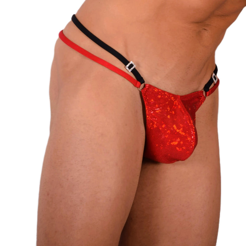 M SMU Sexy Red Party Special Thong 33921 MX183
