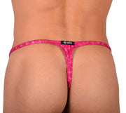 M SMU Sexy Wine Detachable Thong 33906 MX185
