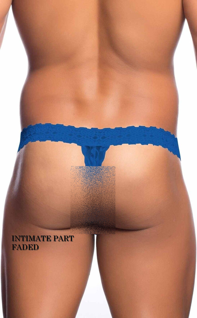 MALEBASICS String en dentelle MOB Eroticwear String à la taille Royal MBL29 3