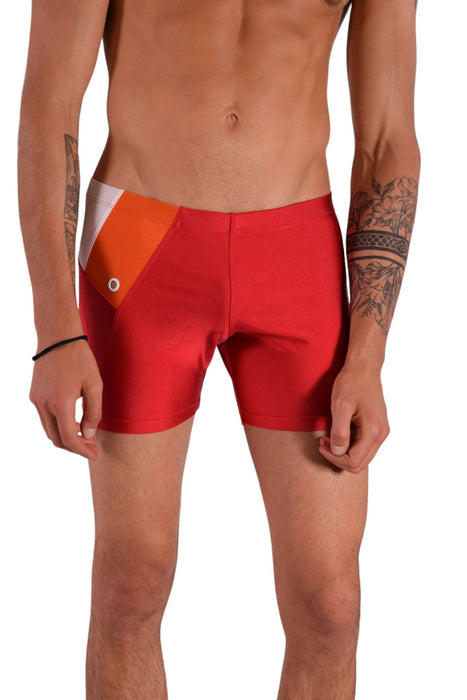 Medium RUFSKIN Swim - Trunk Swimwear Stretchy Nylon TRI - COLOR 73 - SexyMenUnderwear.com