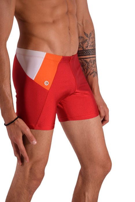 Medium RUFSKIN Swim - Trunk Swimwear Stretchy Nylon TRI - COLOR 73 - SexyMenUnderwear.com