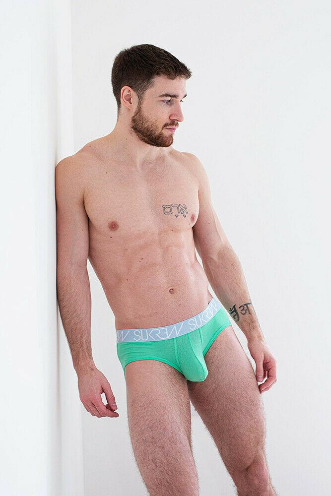 MEDIUM Sukrew Brief Bristol Casual Apex brief Light Green 204