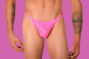 M/L SMU Detachable Tanning Thong Pink 33405 MX112