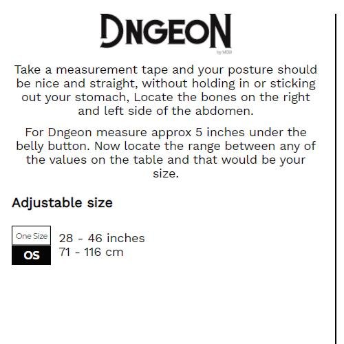 MOB DNGEON Classic Belt Harness Luxurious Leather - Look O/S Navy - Camo DMBL13 54