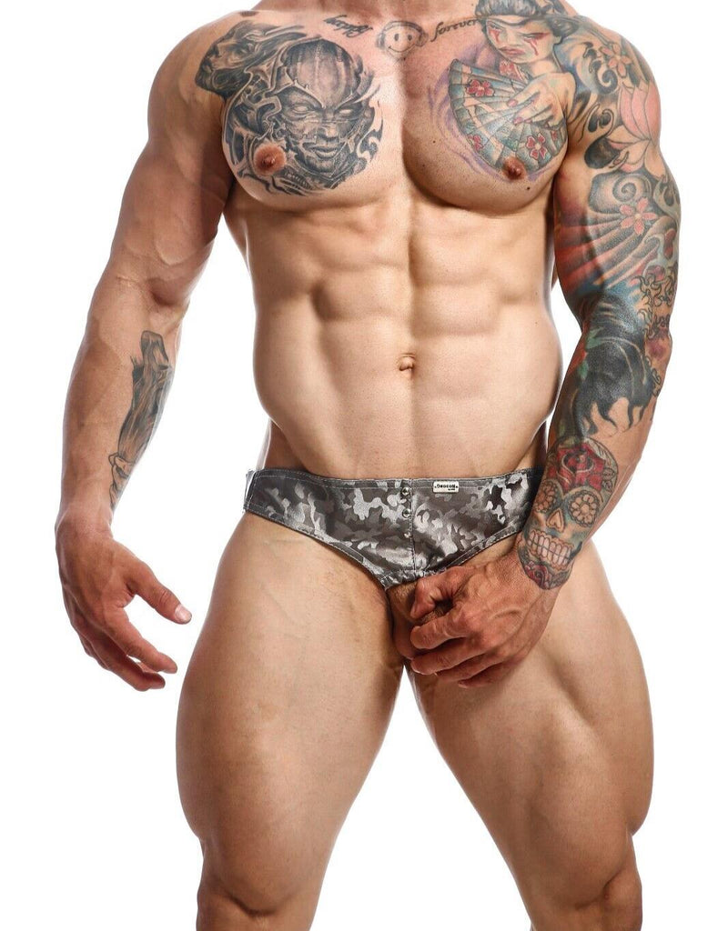 MOB DNGEON Jock Open Front With C - Ring Jockstrap Camouflage Titanium - Camo DMBL01 7 - SexyMenUnderwear.com