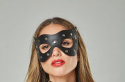 MOB DNGEON Malebasics Masquerade Mask Synthetic Leather Antifaz Black DWA02 O/S2