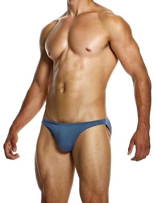 Modus Vivendi Bamboo Low - Cut Brief Bikini Style Briefs Indigo 13412 49 - SexyMenUnderwear.com