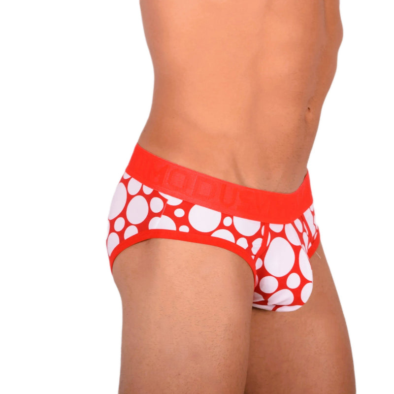 Modus Vivendi Brief Polka dot Slip Pour Homme Red 08812 391