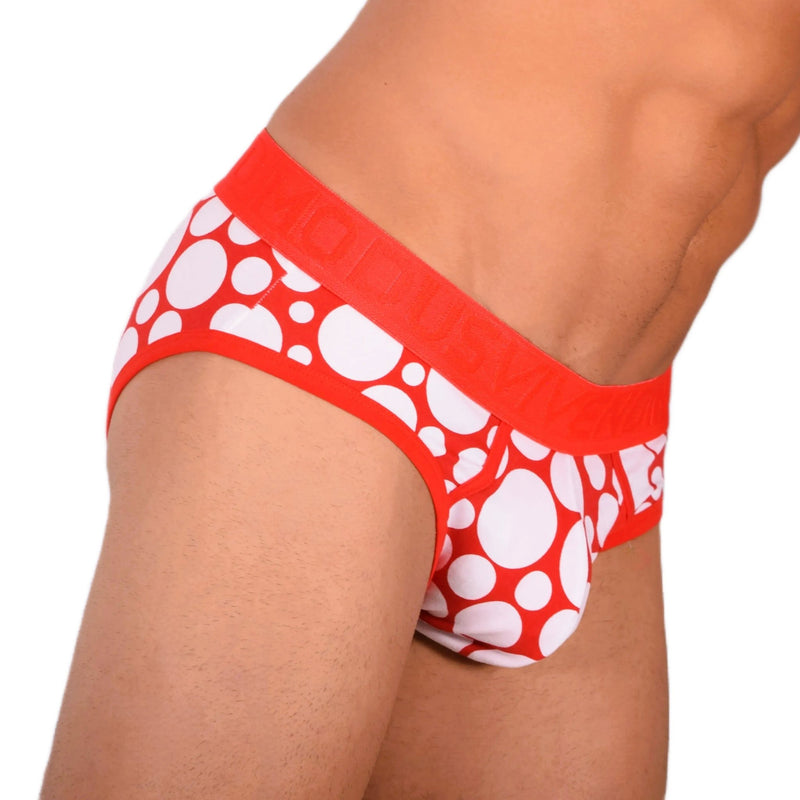 Modus Vivendi Brief Polka dot Slip Pour Homme Red 08812 395