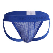 Modus Vivendi Country Jock Knitted Double - Ply Pouch Blue Jockstrap 02211 B763