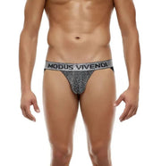Modus Vivendi Exclusive Jockstrap Silver Lurex Yarns Shimmer Jock 242121