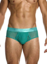Modus Vivendi Illusion Classic Brief Semitransparent Mesh Two Tone Neon 04515 661