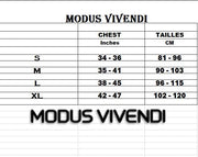 MODUS VIVENDI Illusion Shirt Muscle Fit Elasticated Mesh Chemise Black 04542 79A6