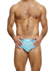Modus Vivendi Plain Knit Classic Brief Stretch Knitted Fabric Blue 09413 B903