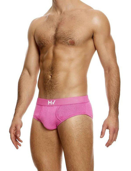 Modus Vivendi Plain Knit Classic Brief Stretch Knitted Fabric Pink 09413 B901