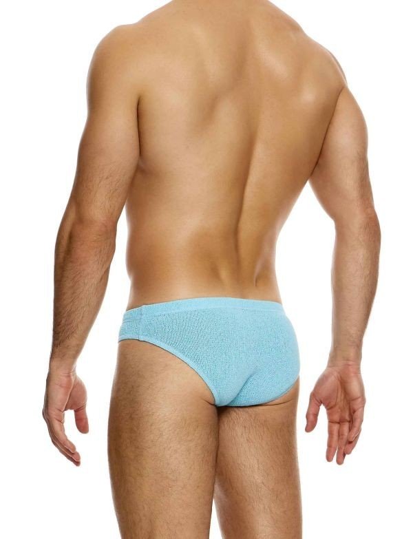 Modus Vivendi Plain Knitted Briefs in Light Blue 09412 B902