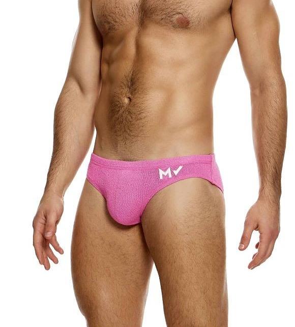 Modus Vivendi Plain Knitted Briefs in Pink 09412 B901