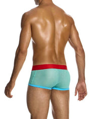 Modus Vivendi Retro Boxer Semitransparent Micro Fishnet Cotton in Mint 05521 1933