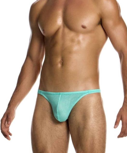 Modus Vivendi Retro Thong Semitransparent T - String Micro Fishnet Mint 05511 1941