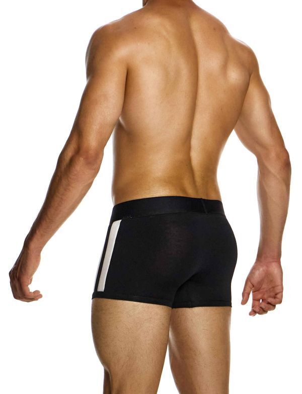 Modus Vivendi Sporty Boxer Classic Cut Jacquard Knitted Cotton 12423 Black/White2