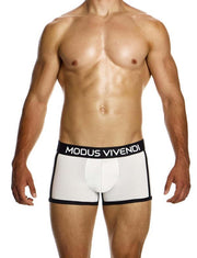 Modus Vivendi Sporty Boxer Classic Cut Jacquard Knitted Cotton 12423 Black/White3
