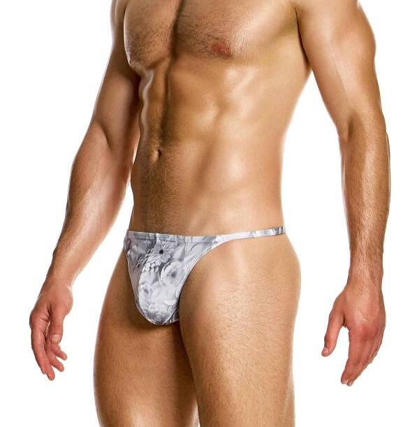 Modus Vivendi T - String Swimwear Roomy Pouch Origami Swim Thongs White FS2411 B441