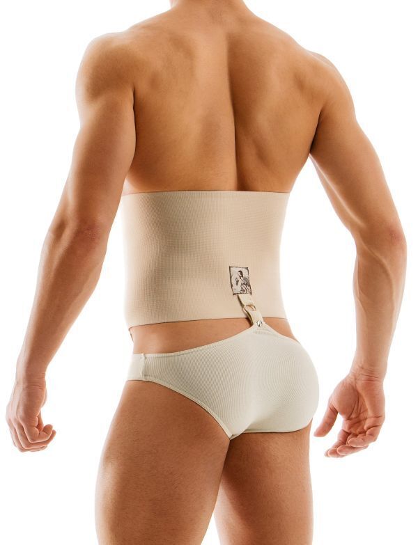 MODUS VIVENDI Transformer Briefs Cotton Extra Wide Band in Natural Beige 14211 B862