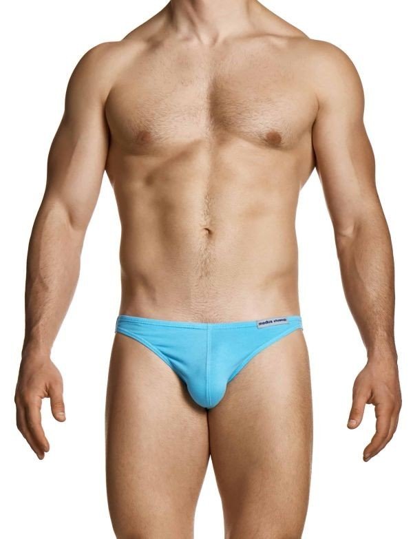MODUS VIVENDI Upcycled Cotton Thong String - Style Knit Thongs in Blue 22411 - 1 1041