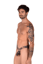 PIKANTE Sly Castro Briefs Shaped Pouch Black Brief 8723 22