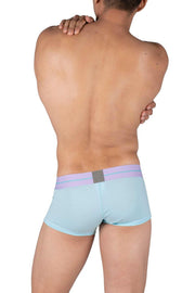 PRIVATE STRUCTURE Boxer Trunk MO - Lite Cotton Jade Green Lilac 4103 1074