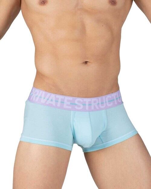 PRIVATE STRUCTURE Boxer Trunk MO-Lite Cotton Jade Green Lilac 4103
