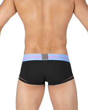 PRIVATE STRUCTURE Boxer Trunk MO - Lite Cotton Wizard Black Placid Blue 4103 1064