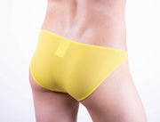 Private Structure Brief Desire Glaze Briefs Bikini-Cut Yellow 3571 66