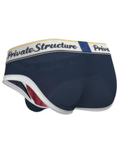 PRIVATE STRUCTURE Briefs Classic Mid - Waist Mini Brief Vintage Navy 4529 555