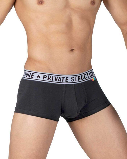 PRIVATE STRUCTURE PRD Boxer Trunks Contour Pouch Phantom Black 4386a12