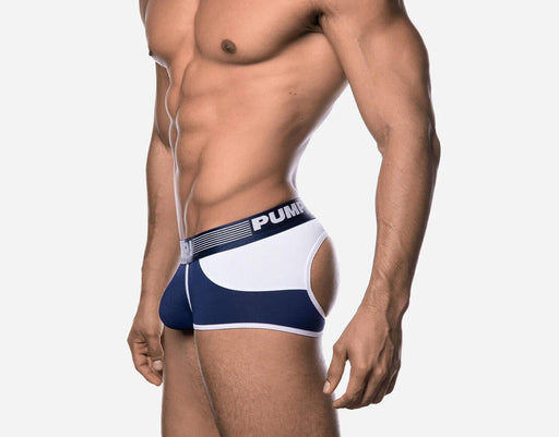 PUMP! Backless Boxer Micro - Mesh Navy Access Trunk 15031 132