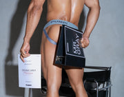 PUMP! Gray Classic Jockstrap With Comfy Ribbed Cup Stretchy Jock 15090 207