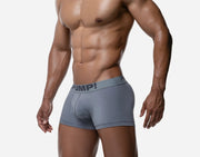 PUMP! Gray Classic Stretchy Boxer Mesh Cotton - Lined Cup Short Boxer Cut 11116 201