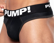 PUMP! Low Rise Thongs Classic Brief - Style Total Black G - String 17014 371