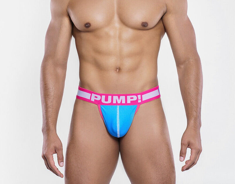 PUMP! Low-Rise Thongs Fuchsia Elastic Sugar Rush Mesh Thong 17000