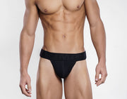 PUMP! Low-Rise Thongs SWITCH Webbed-Mesh up Black Thong 17003
