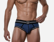 PUMP! Round2 Backless Trunk Ribbed Cotton Combo Jock Blue 15086 12