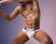 PUMP! Spectrum Briefs Lightweight Mesh Soft Double - Layer Bold Waistband 12084 174