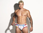 PUMP! Spectrum Briefs Lightweight Mesh Soft Double - Layer Bold Waistband 12084 177