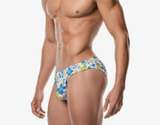 PUMP! Swimwear Limoncello Water Cheeky UPF 50+ Swim Briefs Eco Fabric 13021 75