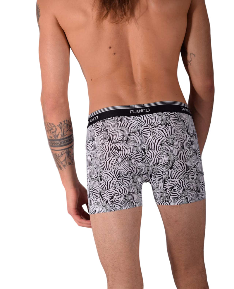 Punto Blanco Boxer Extinct Animal Boxers Recycled Fabric Zebra 33507 Tab
