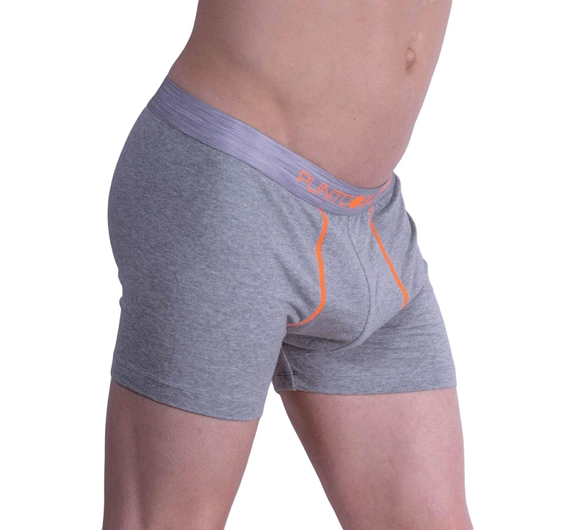 Punto Blanco Boxer Seeking Cotton Boxer Long Confortable Gris-Orang 3458 27