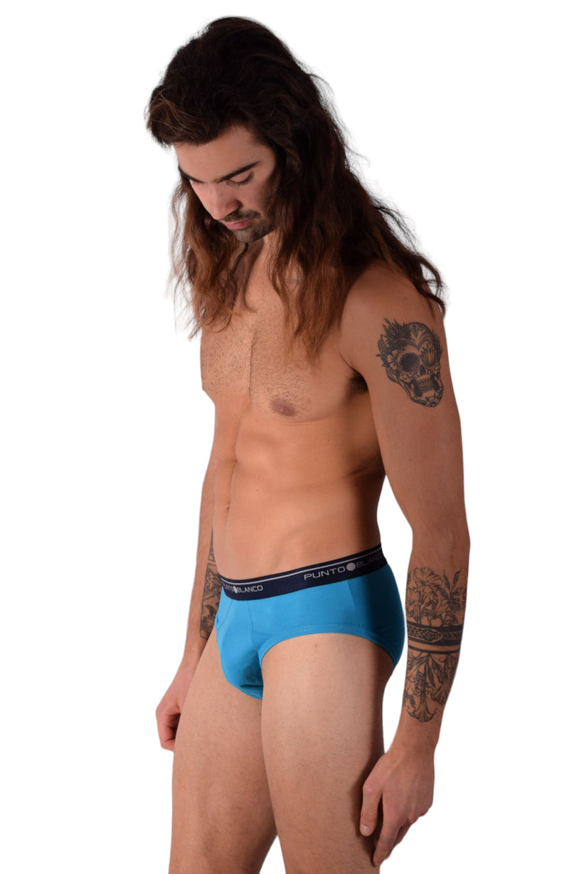 Punto Blanco Small Briefs Basix 53489-10 Aqua P2